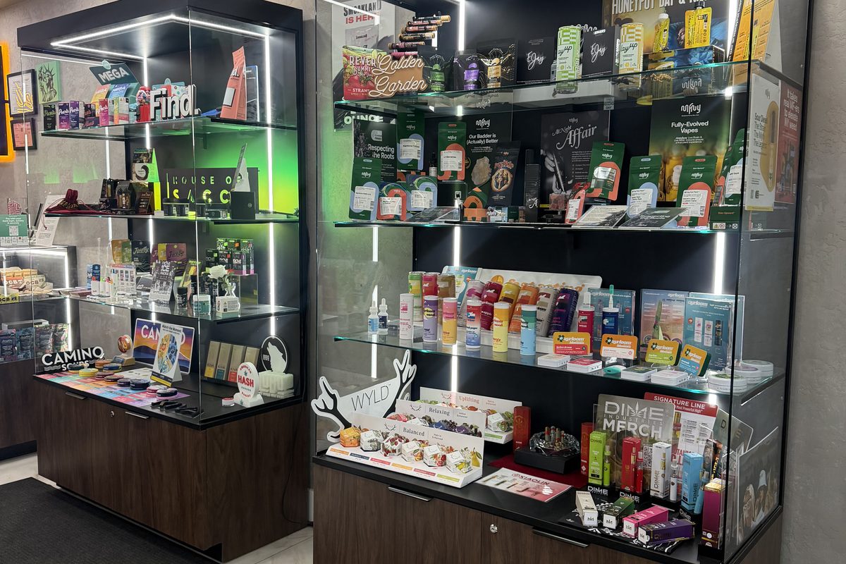 THC edibles and wellness products at QCD dispensary